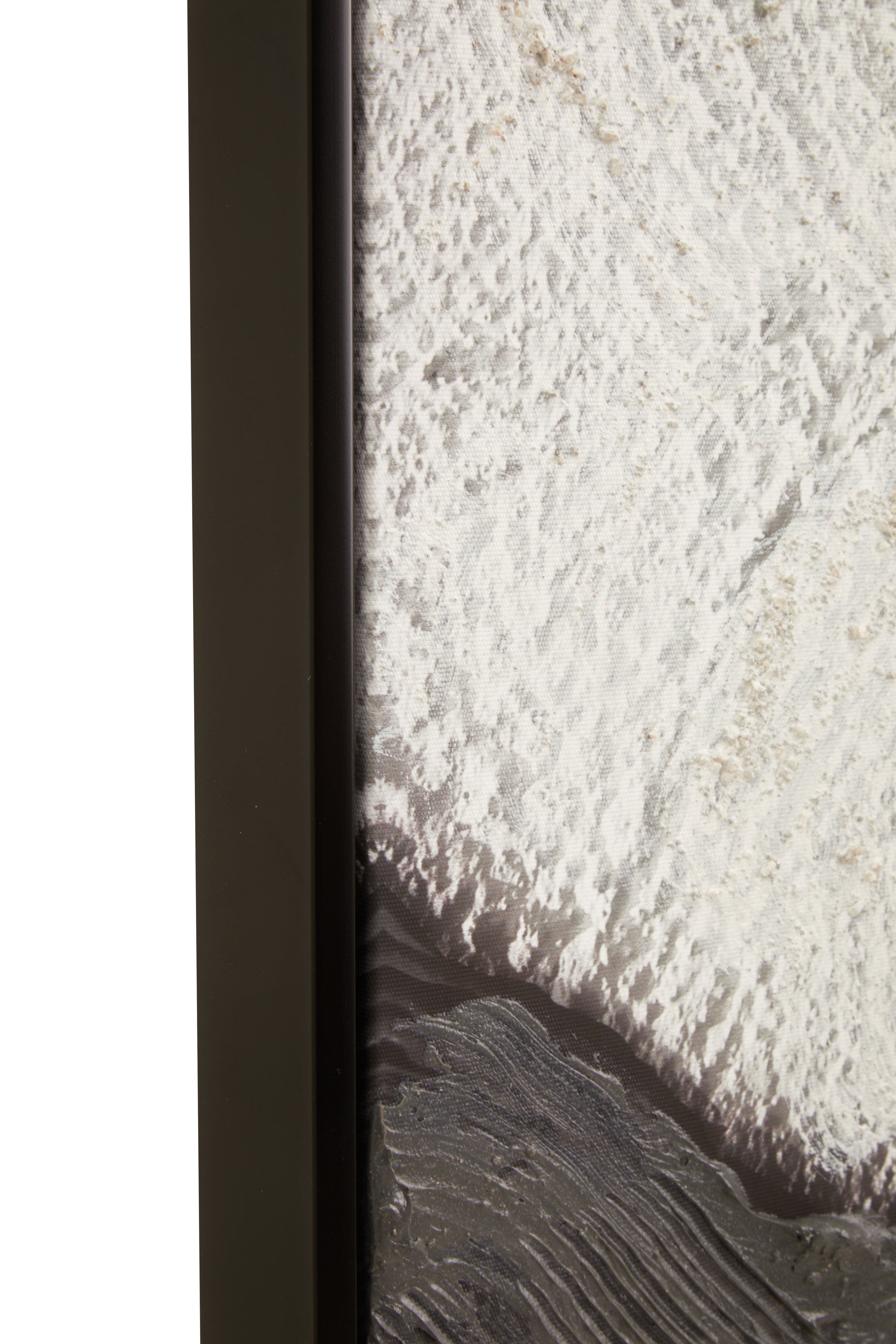 Noah Textured Brown Stripes Wall Art